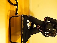 cum with rubber gear
