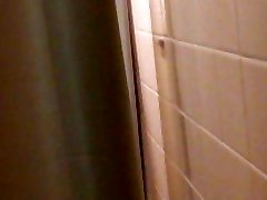 caught college student jerking off in the shower