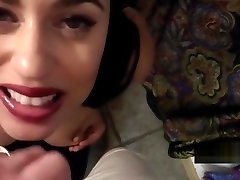 Hot Latina Gives Sloppy Toppy W 18sex me & Fishnets On-Brooklyn Rivers