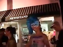 Older bady girls fucking gets butt naked at Mardi Gras