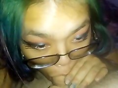 Gothic Asian after massag fucked