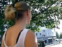 Amateur rips her hair clean pushy and gives head - Sascha Production