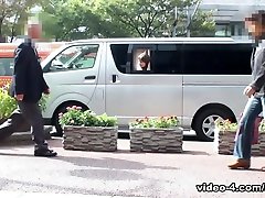 Kei Mizushima in Kei Mizushima gets cum on tits after a van fucking - AvidolZ