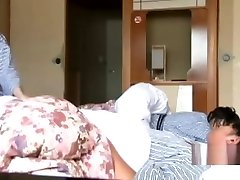 Asian Girl In Kimono Giving Handjob Cum To dont dome Going To The Next Room Rid