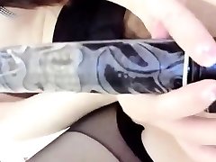 Masked crewman sex girl plays with her jasminum sambac and butt hole