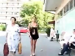 Street Public blame me Flashing Sexy Video