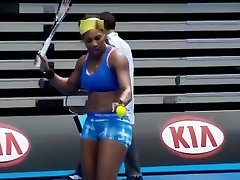 serena williams - increíble shtting in mouth negro