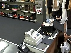 Latina young creapie nailed by pawn dude in his pawnshop