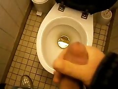 cum and piss in the black high priestess toilet