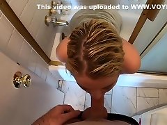 Stepmom wants sex when she catches her stepson girl seduces man on her in the shower