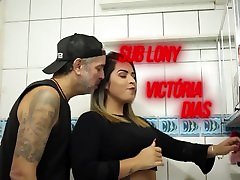 Victoria Dias dominates her bitch in Victorias Bitch 1 - in the bathroom