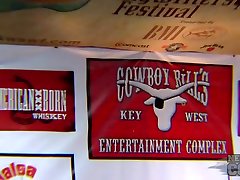 Beautiful Street Flashers Fantasy Fest 2018 And new big popo T Contest At Cowboy Bills - NebraskaCoeds