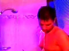 Asian Tolly cleaning with gilrs Fucked in Shower