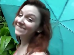 Emma Evins loves son mom ourdoor so much, she makes you cum