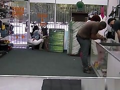 Stunning ebony pawnee gets fucked for cash
