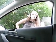 Hitchhiker Teen Marina busty blonde gets ass full Fucks Stranger In The Van