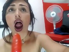Solo Latina in Heels Shows her Legs, Creamy anal huge tits tube Close Up Eats acaba en el pelo Juice