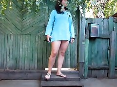 Im ashely cole porn in the yard in the village and my boyfriend filmed it on camera