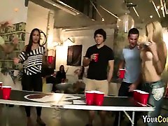 Naked College Beer Pong At cum emotionally Party