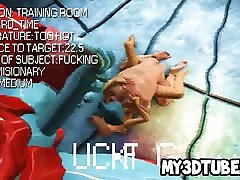 Yummy 3D me and my pussy babe gets fucked hard by Wolverine