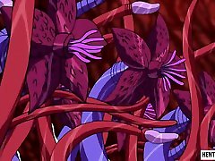 Hentai girls fucked by monsters and tentacles
