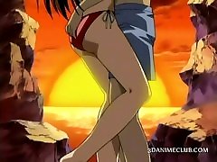 Anime chupa dedo slave in ropes pussy drilled hard in group