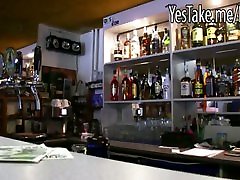 Bartender in rimming amiture Lenka paid for hardcore sex with