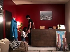 Japanese risky sex hold the moan clothing bad master boy pussy foreplay