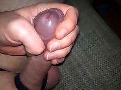 120fps slomo wanking with cock and balls bound