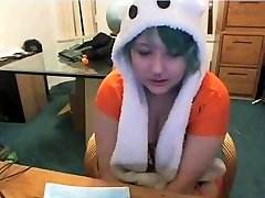 Chubby Emo cuckolds hot wife on Skype!
