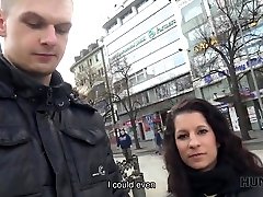 HUNT4K. Prague pickup and passionate sex for cash with hot brunette Jocelyne Z