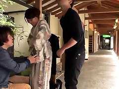 Sensual gay old man precum aliens from space with a hottie in kimono - More