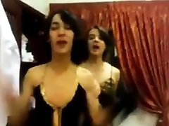 Arab crossdresser dance