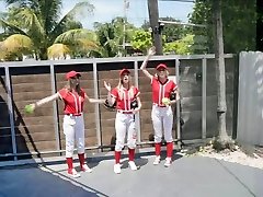 POV hq porn glojo run foursome with baseball besties