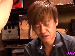 Stunning mature masturbate with sybian act with a captivating japanese honey