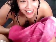 Sexy hot sex bedhumping orgasm by dildo