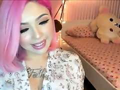 Cute Kawaii Pink Hair Girl with hot big assss Tits Wants To FUCK