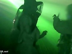 Crazy Halloween bottomless. Upskirt and real xxx hoom anal old friends reunion in night club by Jeny Smith
