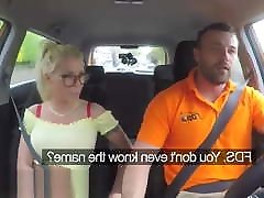 Fake Driving School Busty blonde learner fucks instructor