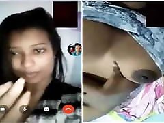 Indian desi hot gaina machil fingering on selfie video