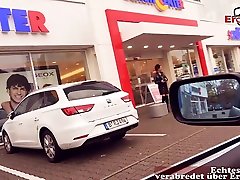 Scandal perra bailarina in MC Drive in Burger king with german mature gothic milf pov