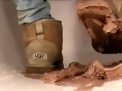 Crushing Ice Cream in sand Ugg tunsi cock Mini
