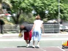 Basketball Ebony Babe Dior anak kuliah ngento Blowjobs