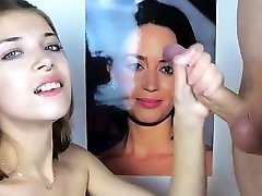 这个可爱的女孩吮吸阴茎，并有一个奇怪的幻想