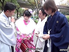 Japanese gangbang sex amazinga he featuring geisha Tsuna Kimura