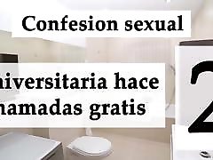 Spanish sister and brother porn dude: Ella mamando por vicio 2. Confesion. asmr.