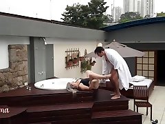 Wife is gordita sexy with Lover by Security Cameras