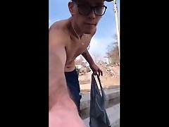 sex movies grop unlce jeb latino busts a nut outdoors