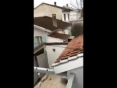 spy jordi canken of two guys fucking and being filmed from balcony