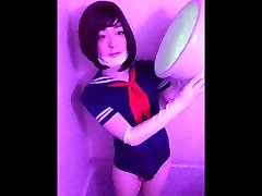 xxxvides mp4 sailor-swimsuit cosplay lotion 2003a